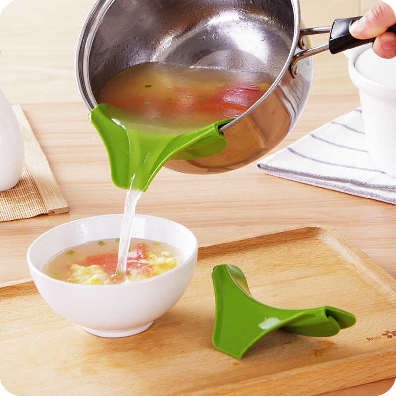 TheEZKitchen™ Anti-Spill Pouring Funnel – The EZKitchen