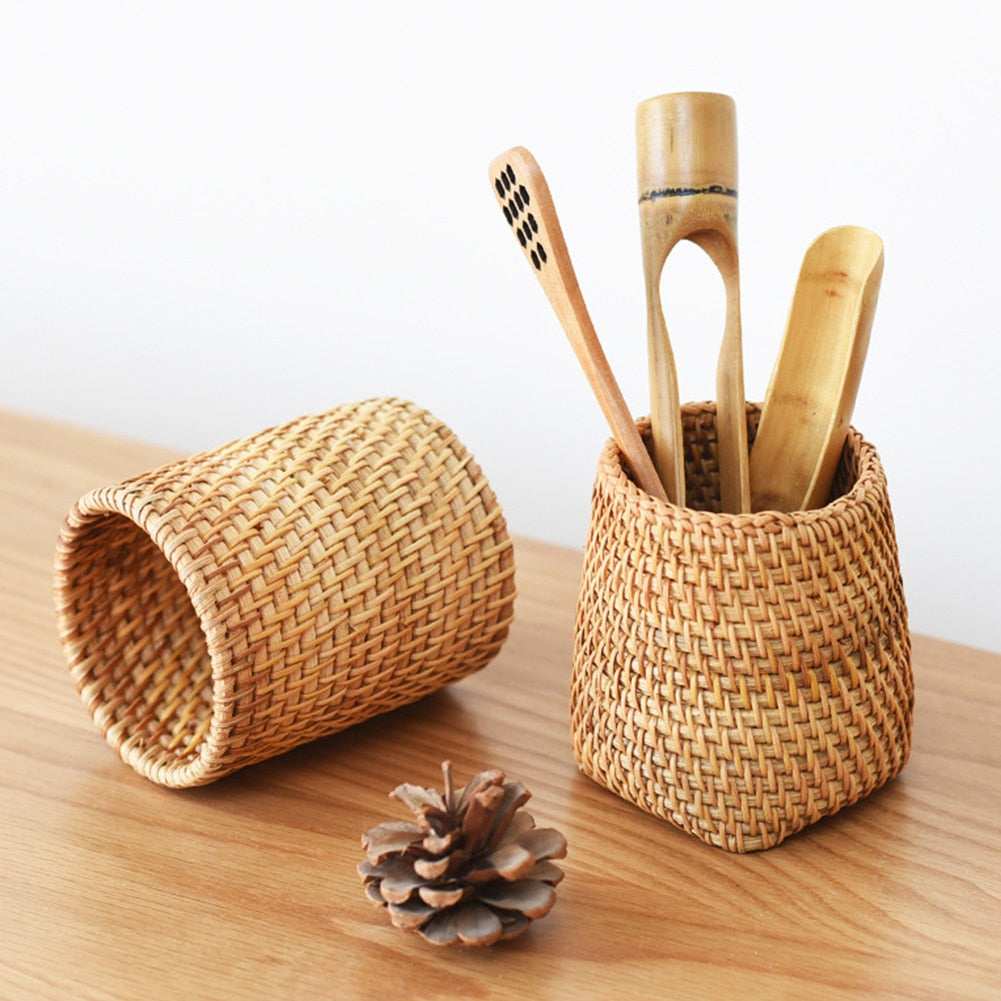 TheEZKitchen™ Rattan Tableware Basket