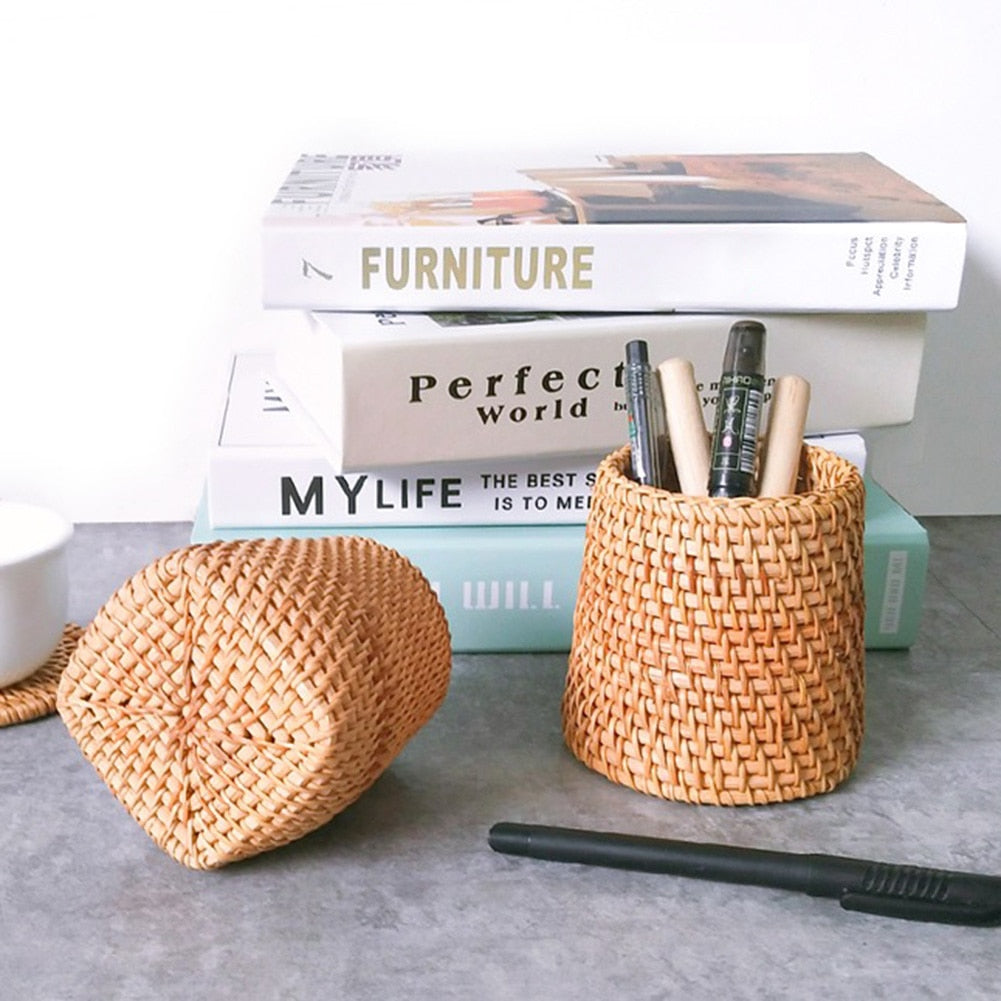 TheEZKitchen™ Rattan Tableware Basket