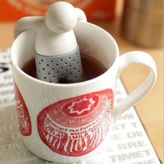 TheEZKitchen™ 'Chillin on the Cup' Silicone Tea Strainer