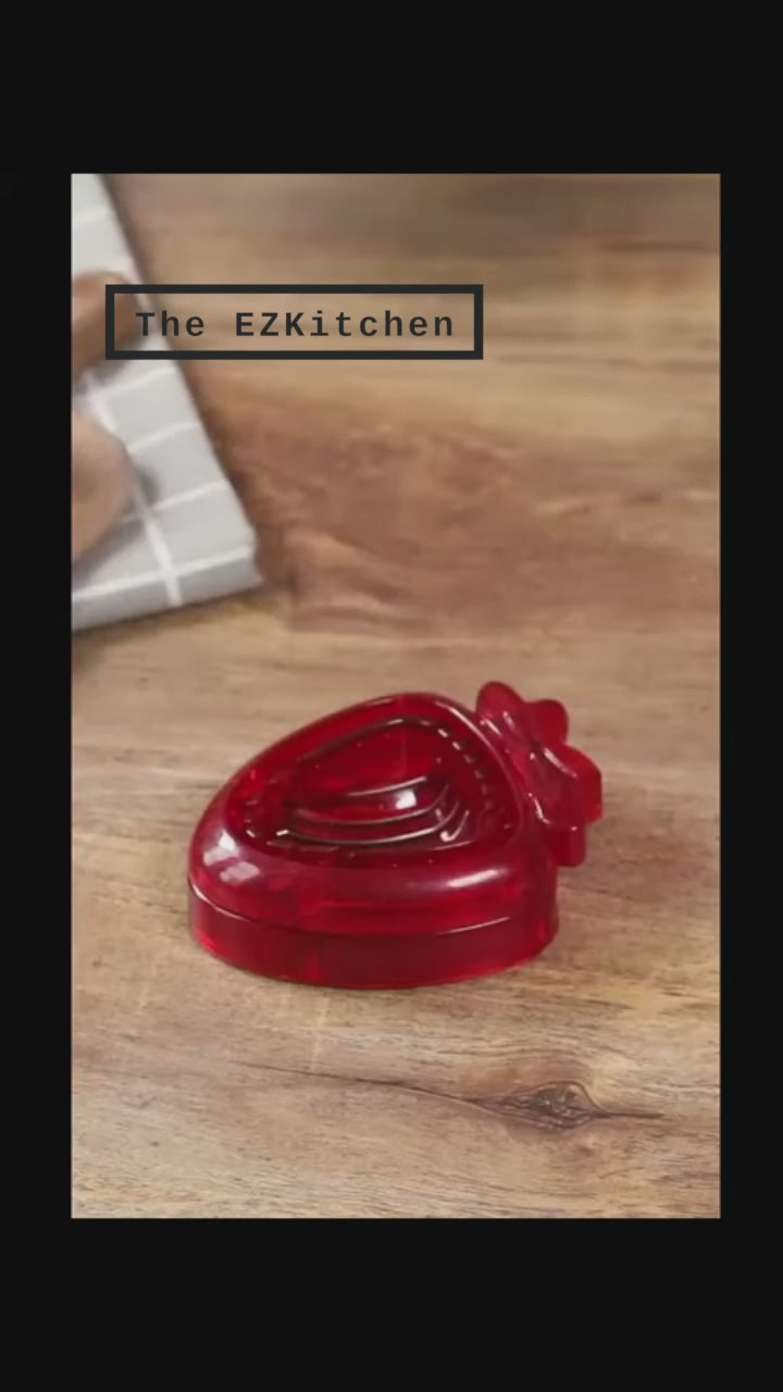 TheEZKitchen™ Stainless Steel Strawberry Slicer – The EZKitchen