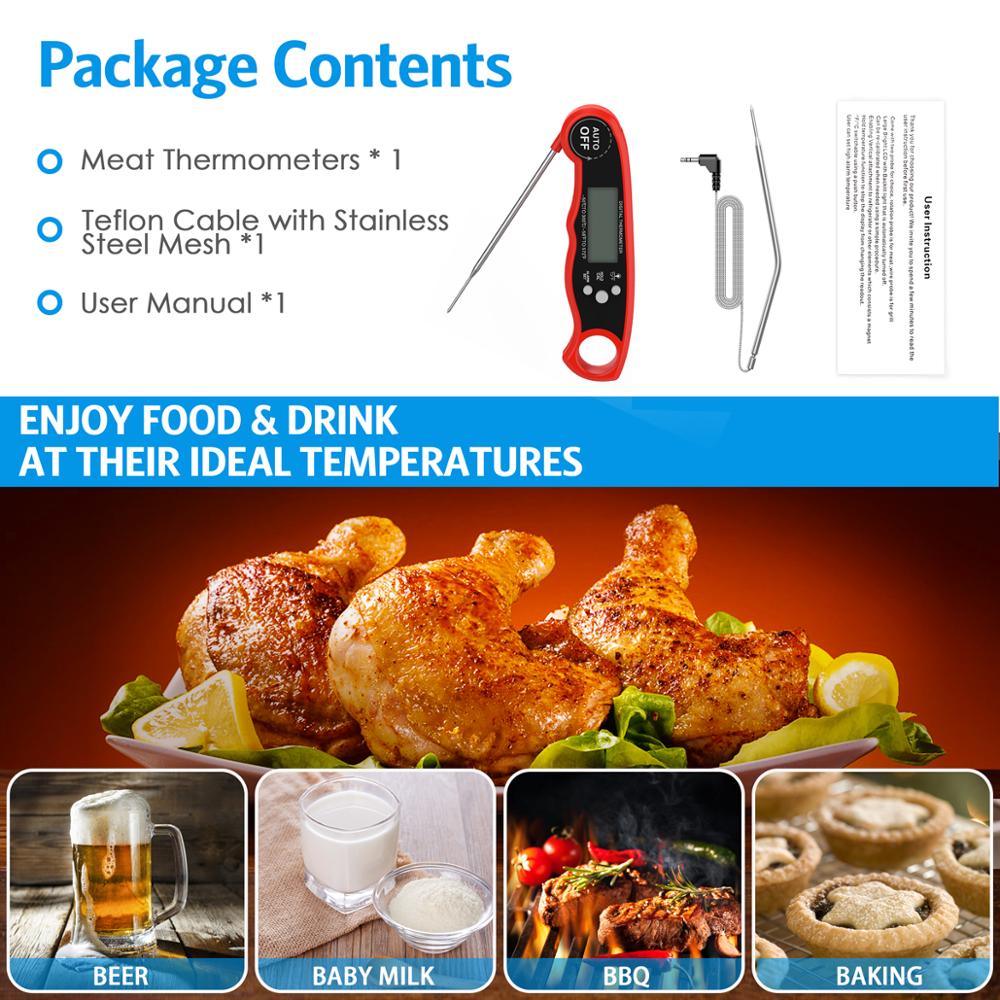 TheEZKitchen™ Digital Waterproof Food Thermometer